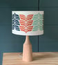 NEW Handmade Leaf Print Lampshade - Multicoloured - British Made  - Image 3