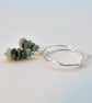  Emerald & Silver Earrings, May Birthstone, 20th Anniversary, Gifts For Taurus - Image 2