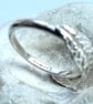 Silver ring with buddiea leaf - Image 5