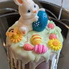 Easter Bunny mini egg hunt candle.