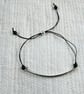 Sterling Silver Slim Bar Bracelet. Engraved Love you loads and loads - Image 4