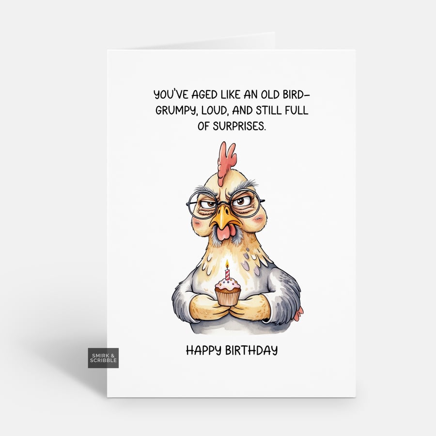 Unique Funny Birthday Card For Him Or Her 