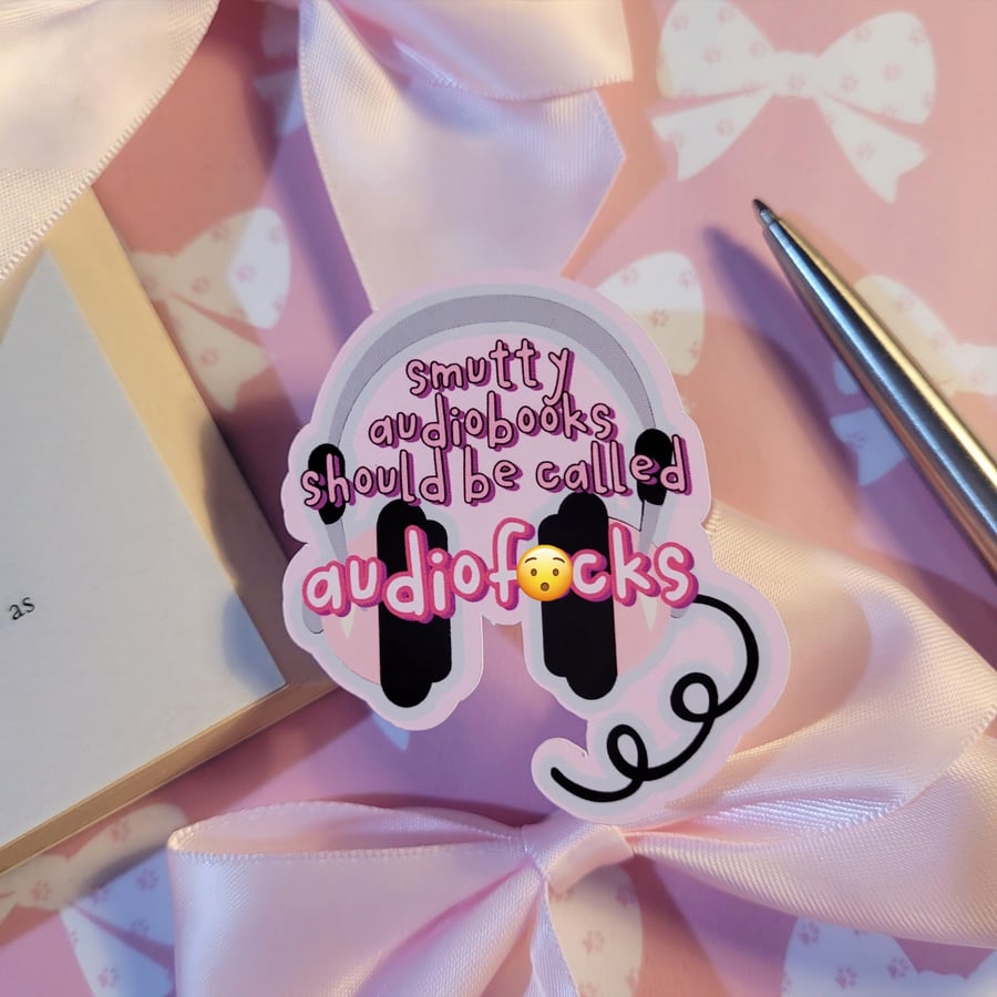 Smutty audiobooks - Book Smut Sticker