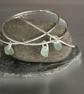 Silver Interlinked Sea Glass Bangles - Image 4