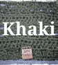 Crocheted Wasteland Hood Distressed Hooded Shawl Style Wrap - KHAKI - Image 2