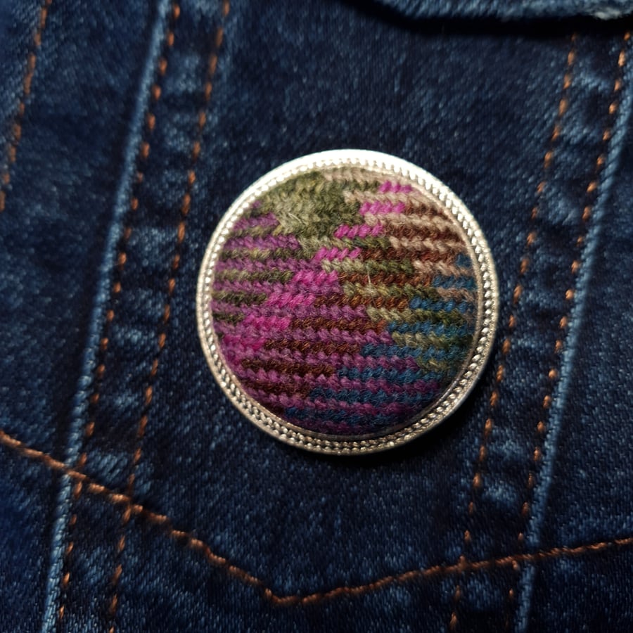 Craobh Tartan Handwoven Brooch