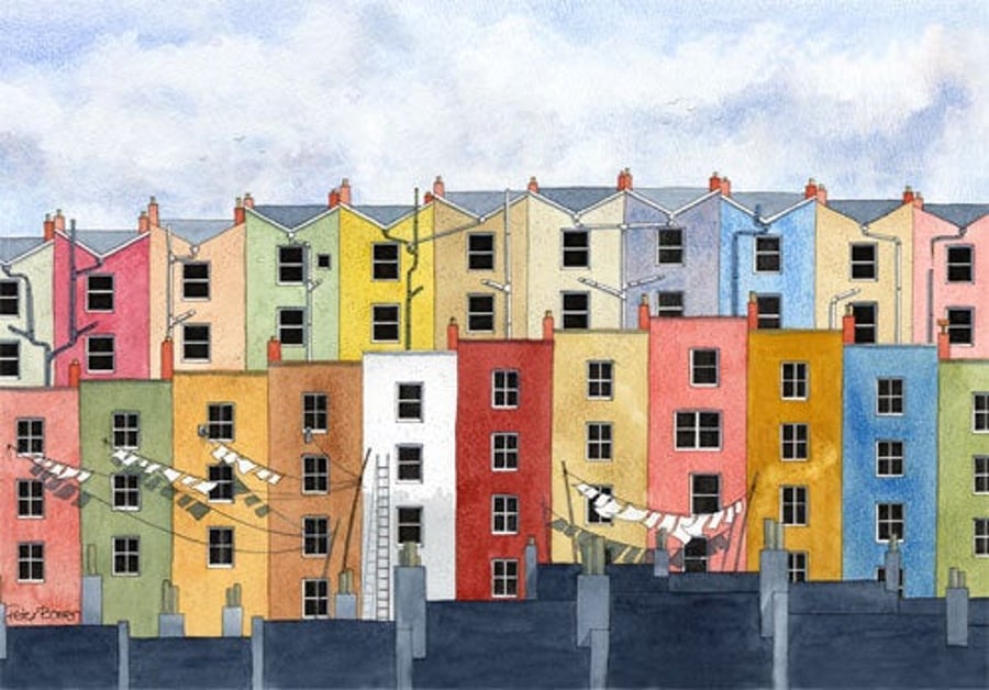 Art Print, Clifton Wood Bristol, Limited Edition Print for Framing