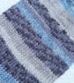 Hand-cranked Knitted Ribbed Wool Socks Size 6 to 7 - Image 4
