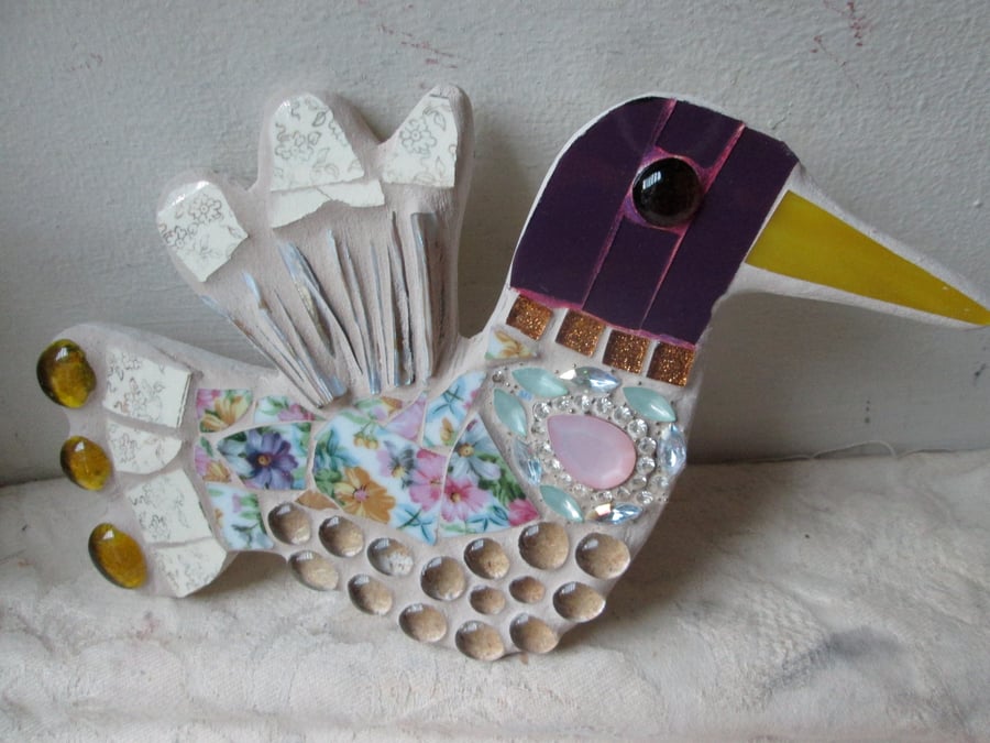 Crazy Toucan Mosaic Bird.