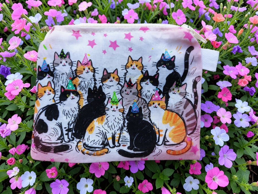 Party Cats Purse or Card Holder 