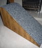 32cms H. x 65cm L. Doggy Ramp Natural Wood Sides with New Luxury Two Tone Grey C - Image 5