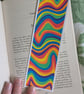 Handmade Multicoloured Swirl Bookmark - Image 2