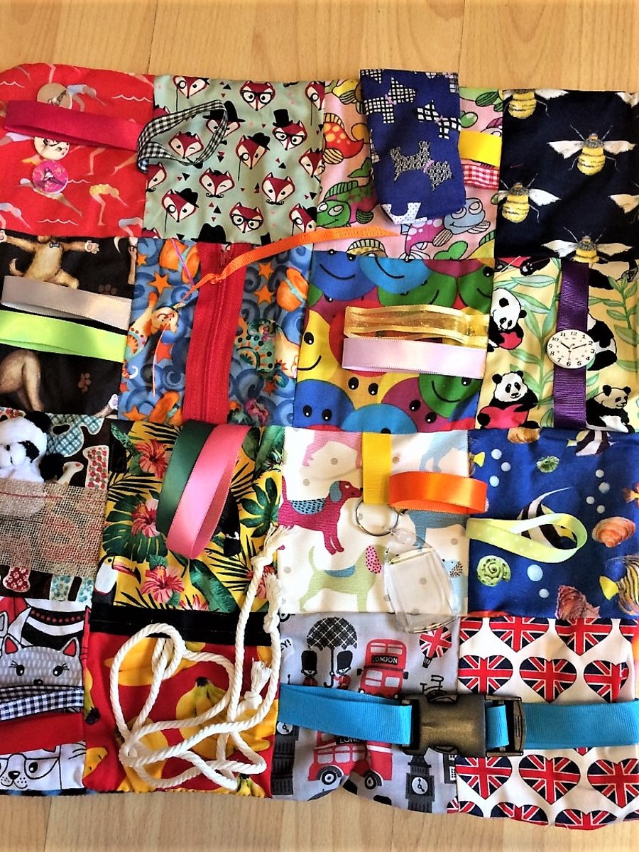 Dementia - Alzheimer's fidget blankets 