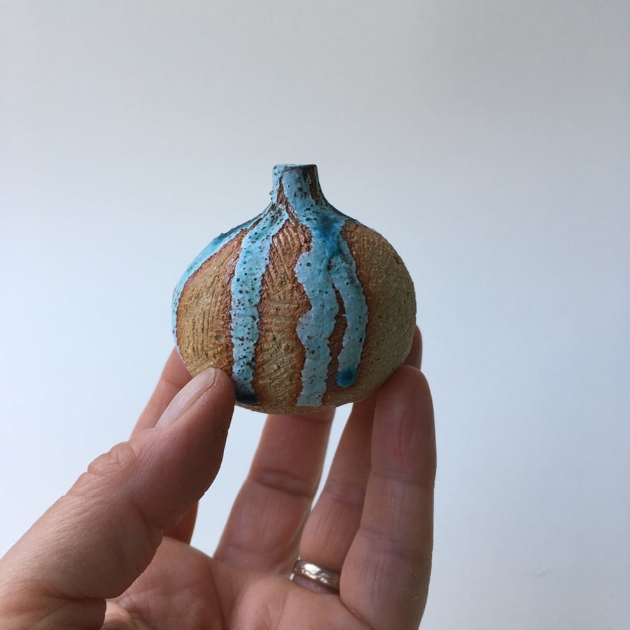 Small Ceramic Bottle -  Surf and Stone 