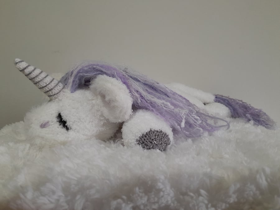 Sleeping Unicorn, Knitted Unicorn