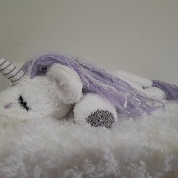 Sleeping Unicorn, Knitted Unicorn