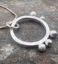 Silver  Seed Pod Necklace - Image 2