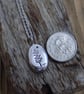  sterling silver tree and star nugget pendant  - Image 2