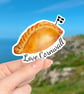 Cornish Pasty Sticker - Cornwall Gift - Image 1