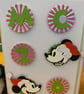 Handmade Minnie & Mickey Christmas Card – Modern Festive Design - Image 2
