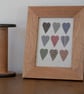 Summer Seconds   Embroidered Textile Heart Framed  - Image 1