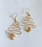 Colourful Wire Work Christmas Tree Earrings in Various Colours - Image 5