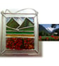 Poppy Mountain Picture Suncatcher Stained Glass Fusion 002 - Image 4