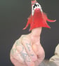 Dragon finger puppet  red and black. - Image 3