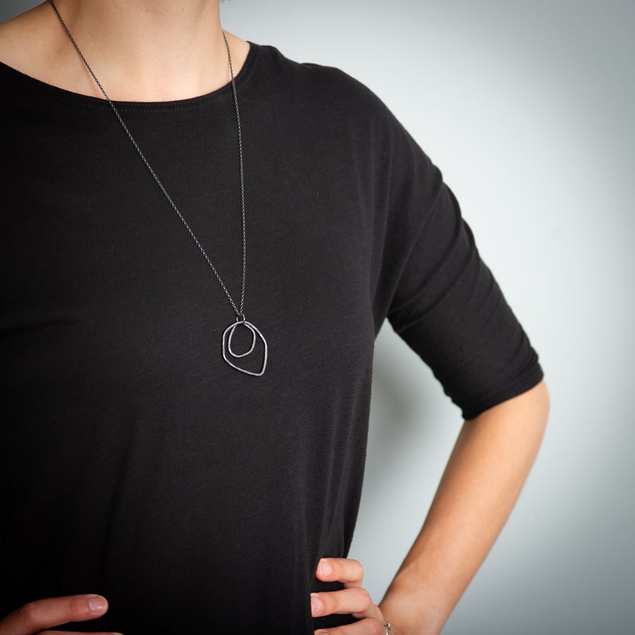 Urban Ocean Statement Sterling Silver Necklace