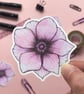 Anemone Sticker - Eco Friendly - Image 1