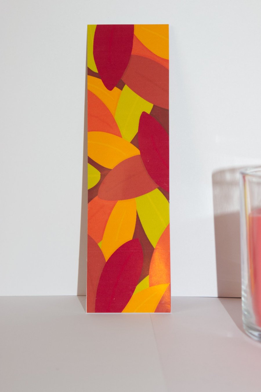 Autumn leaves bookmark, reading gift