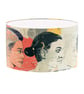 Modern Art Lampshade, Heads Portrait Print Lampshade - Image 2