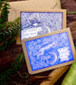 Magpie and Hare Cards - Set of 2 - READY TO SHIP - Image 1