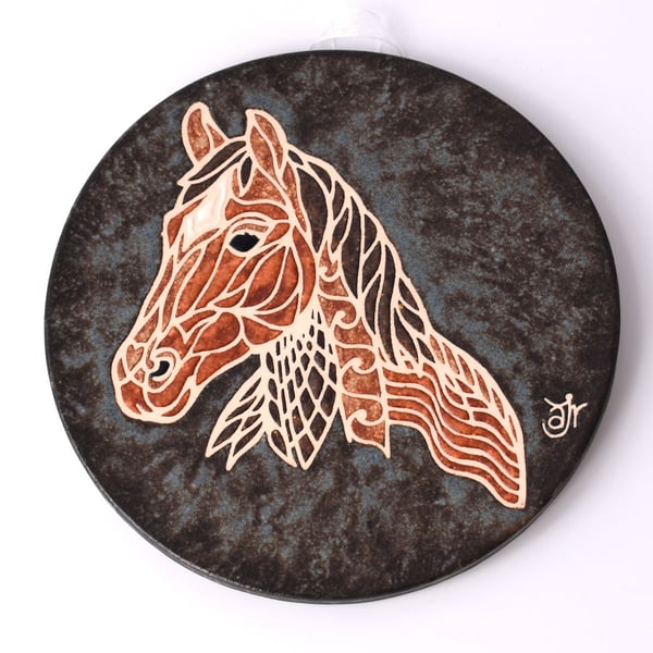 A67 Wall plaque coaster horse (Free UK postage)