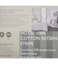 60" Body Pillow Cover White Stripes 5ft x 19" Cotton Sateen Thread Ct King Size - Image 6
