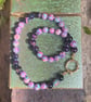 Galaxy Sea Sediment Jasper Hand Knotted Beaded Necklace