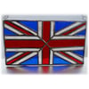 Union Jack Stained Glass Suncatcher Handmade British Flag  008