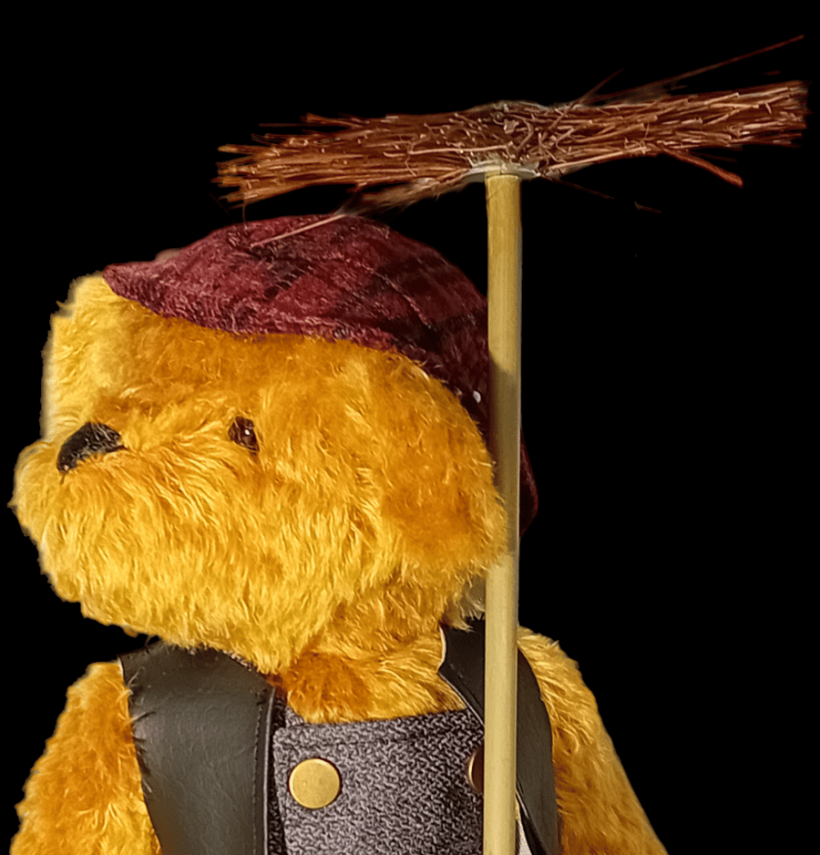 Chimney Sweep Charlie Mohair Teddy Bear