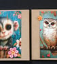 Pack of 2 blank cards 