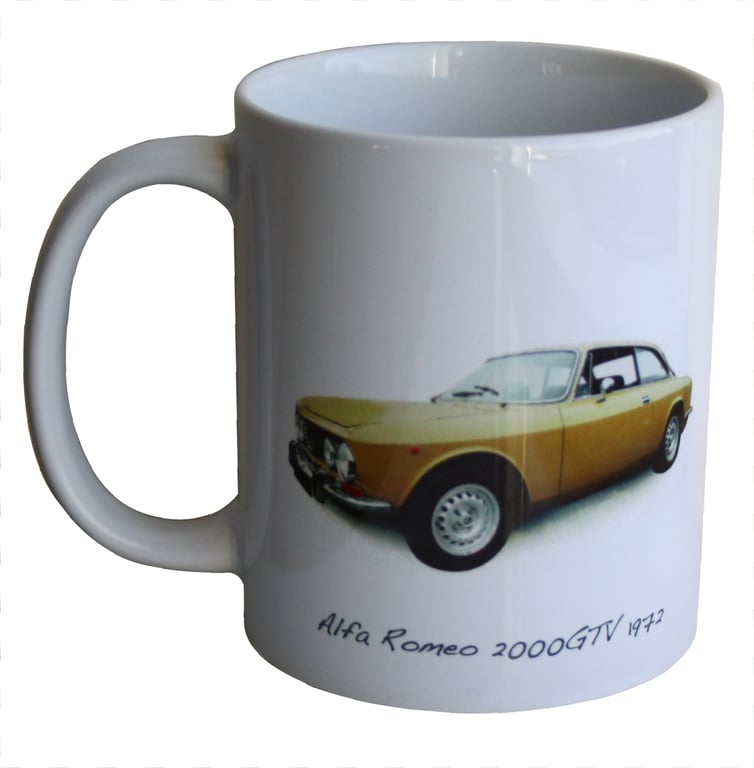 Alfa Romeo 2000GTV 1972 - 11oz Ceramic Mug for the Enthusiast