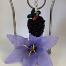 Keyring Charm Blackberry with Ladybird