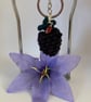 Keyring Charm Blackberry with Ladybird