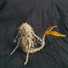 Mermaid figure made of wire