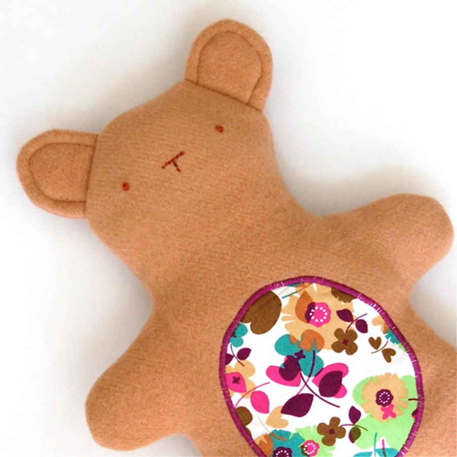 Cashmere Little Ted with Kitchy Flower print belly.