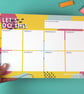 A4 Let's Do This Weekly Notepad Planner - Image 4