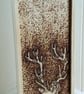 Red deer pyrography wooden wine box - Image 2