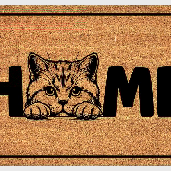British Shorthair Cat Home Door Mat No.2 - British Shorthair Welcome Mat 
