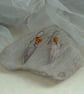 Rustic Copper & Amber Earrings - Image 2