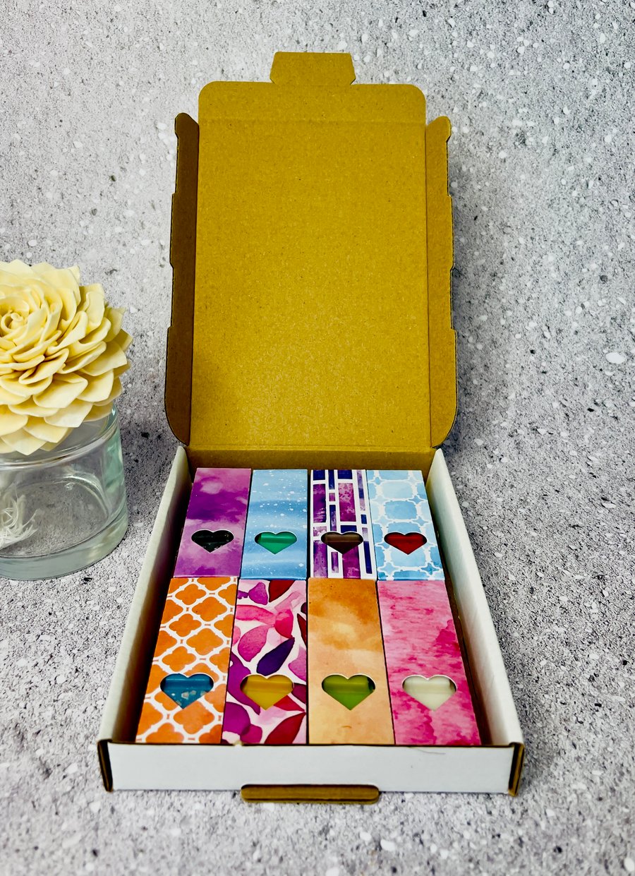 Handmade Scented Wax Mini Snap Bar Box