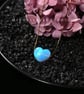 Large Black Heart 3D Fire Opal Necklace with 925 Sterling Silver Chain - Image 9